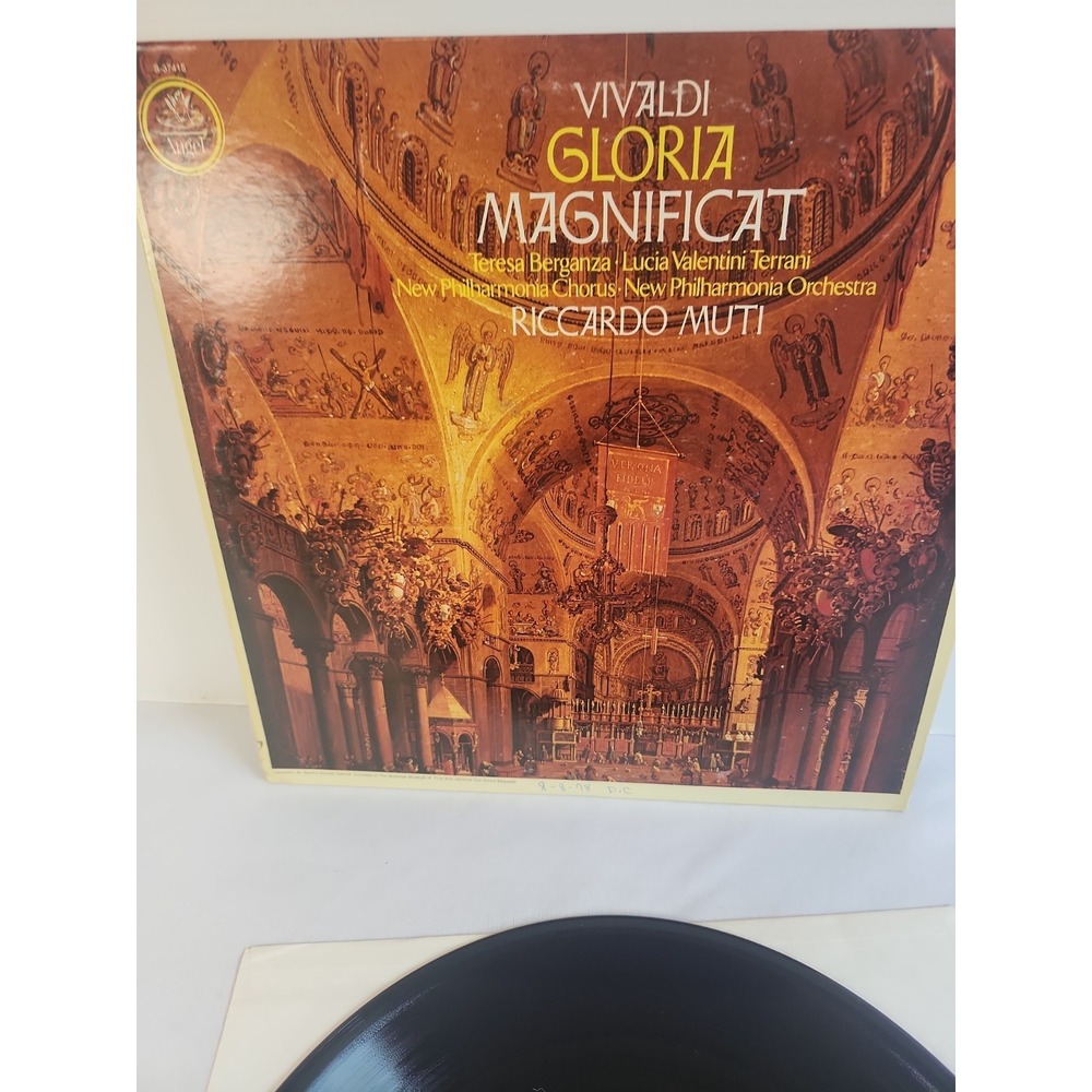 Vivaldi Gloria Magnificat RICCARDO MUTI Original 1977 Philips Vinyl Record Album